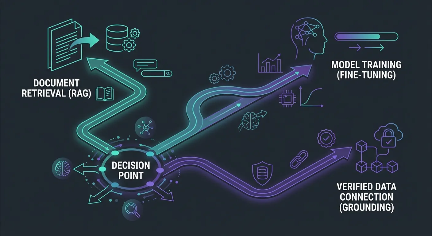 RAG vs. Fine-Tuning vs. Grounding: Which One Does Your AI Actually Need?